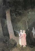 walking at the forest Marie Laurencin